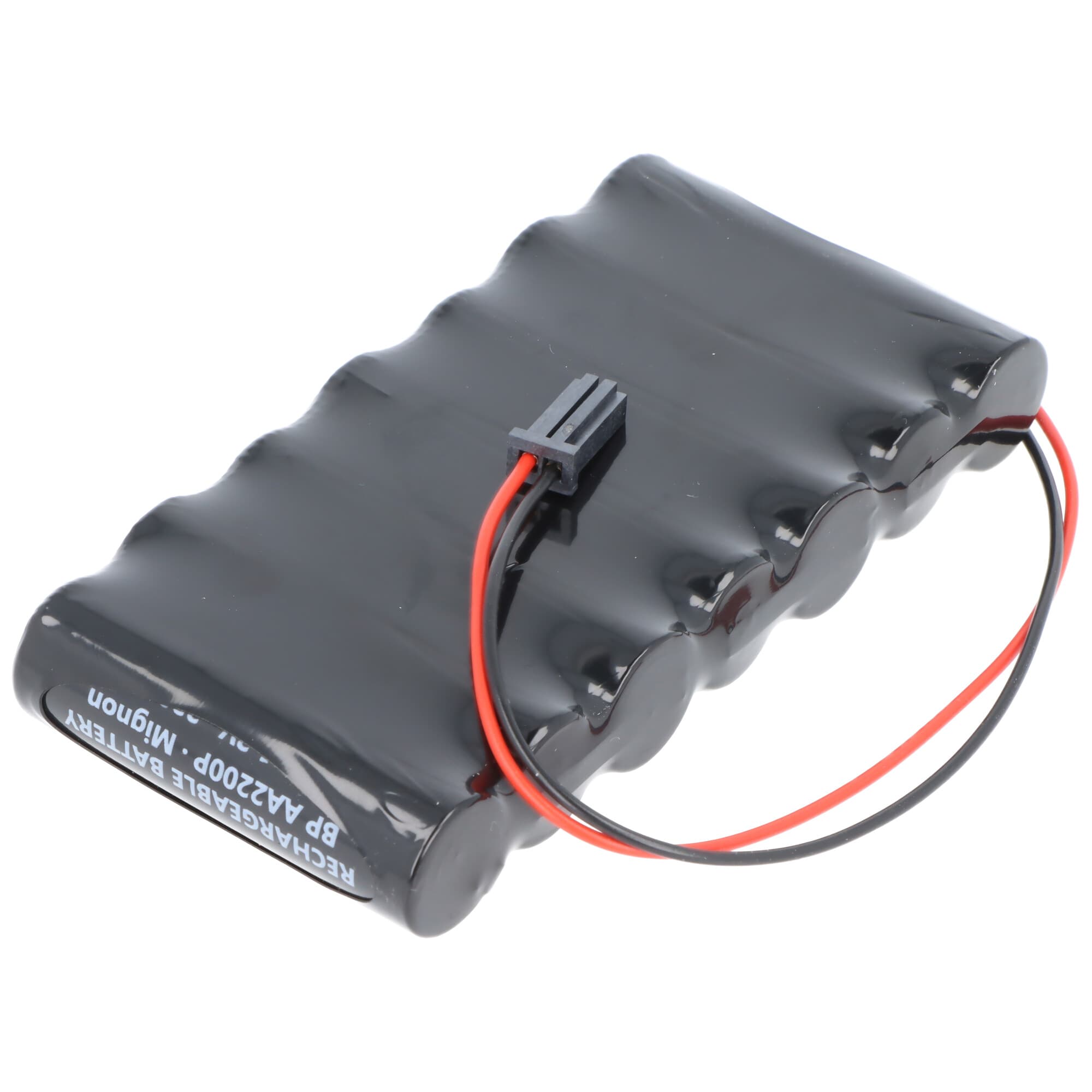Batterie compatible pour contrôle d'accès Selesta 8.4V 2200 mAh avec câble et prise