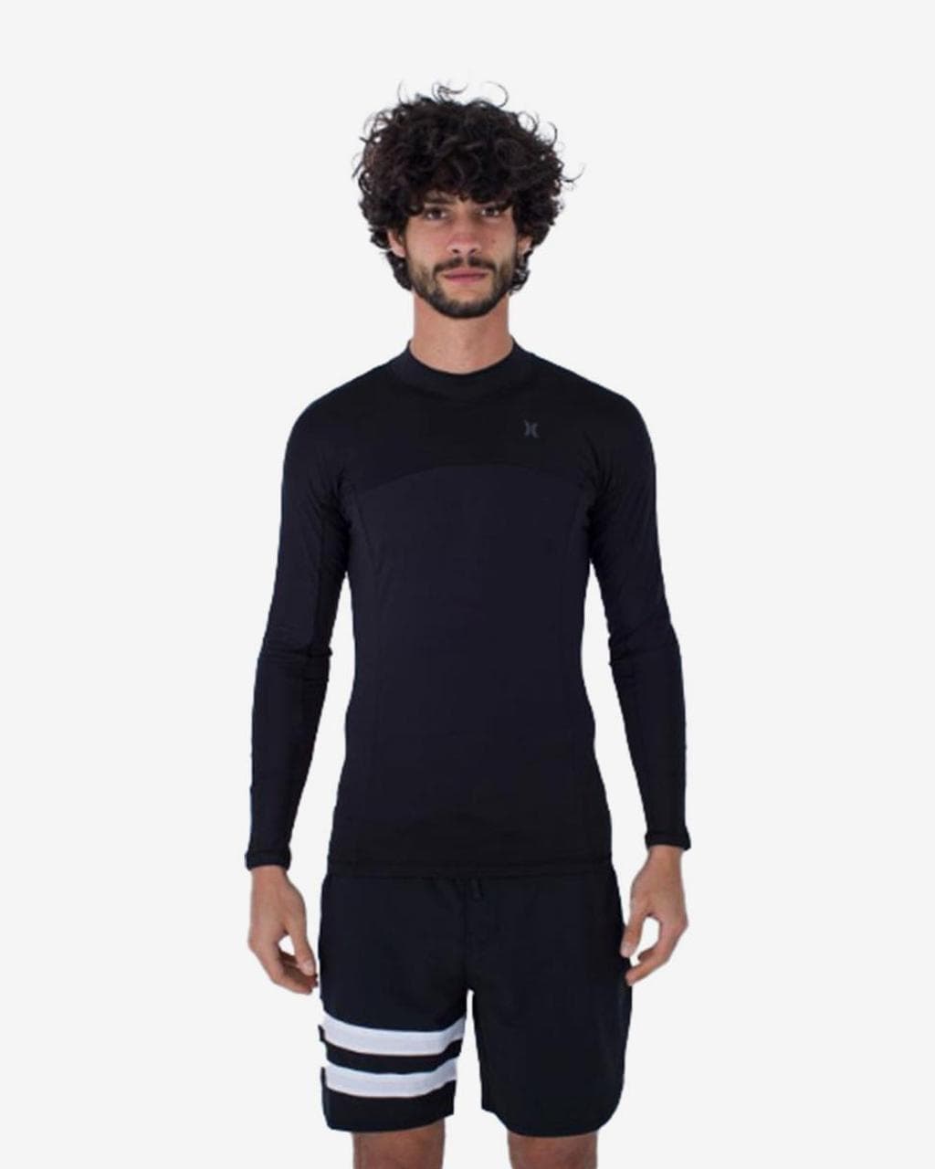 T-shirt Hurley Channel Crossing Paddle Series manche longue noir pur - S