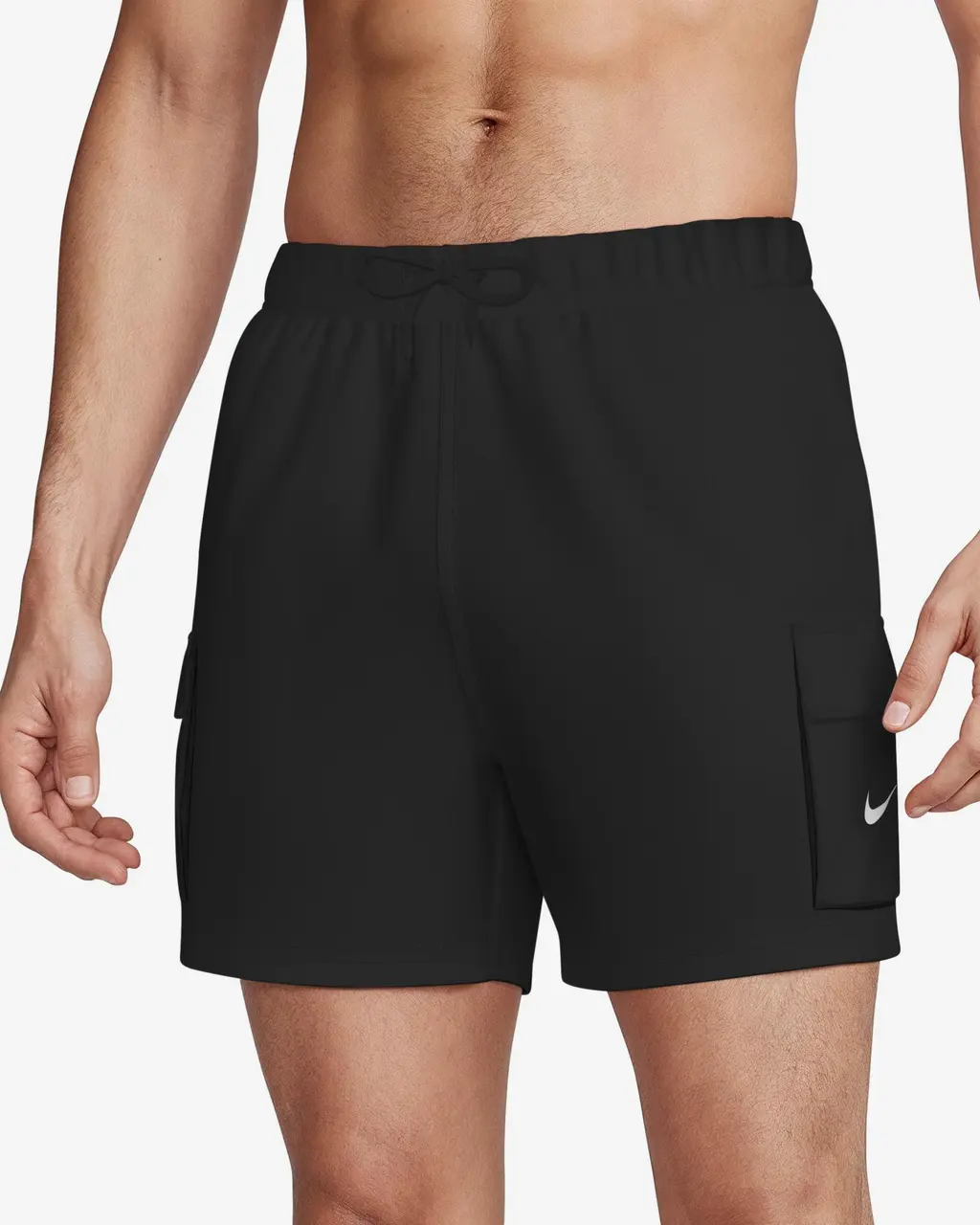 Maillot de bain Nike Swim Voyage Solid Essentials 5Inch Volley noir - L