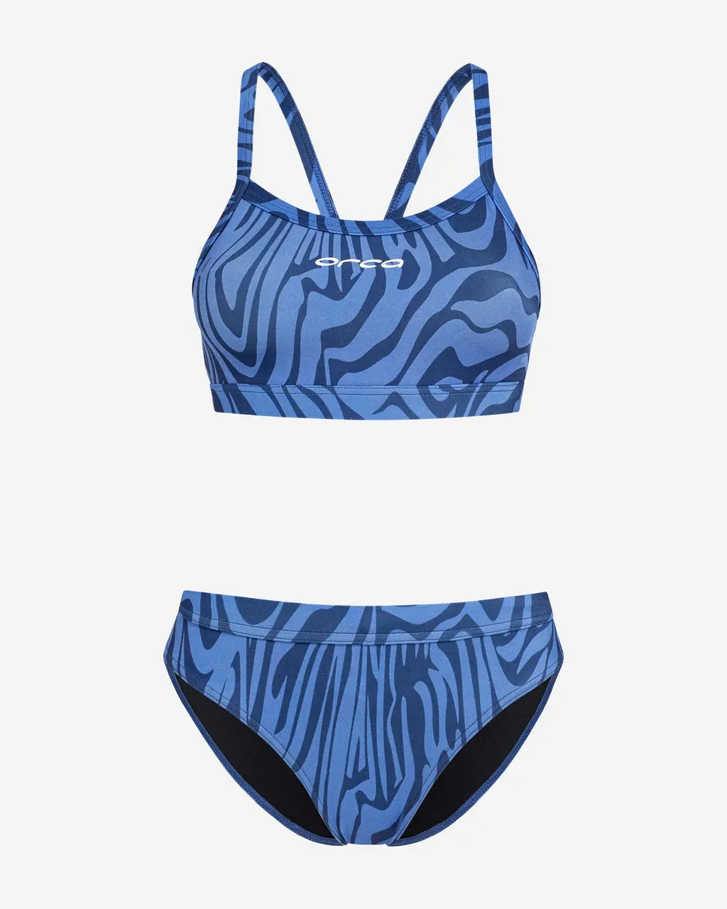 Bikini orque Core bleu denim femme - S